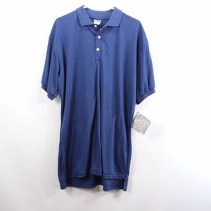 Vintage 80s Sea Palms Mens Large Polo Shirt